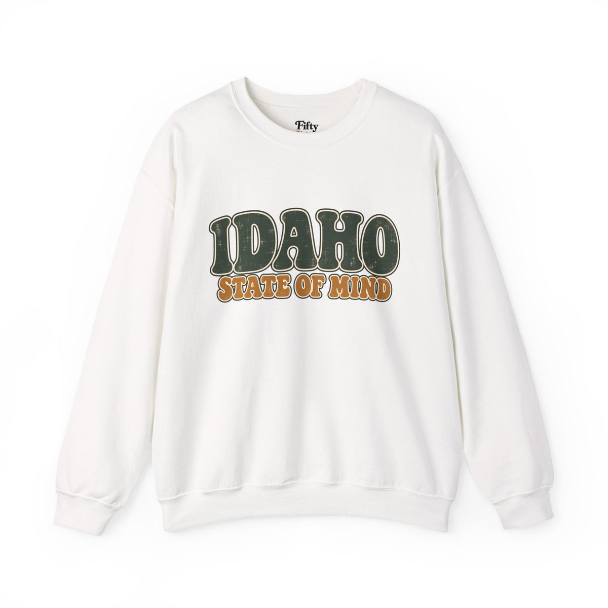 Idaho State of Mind Unisex Crewneck Sweatshirt State Name Graphic