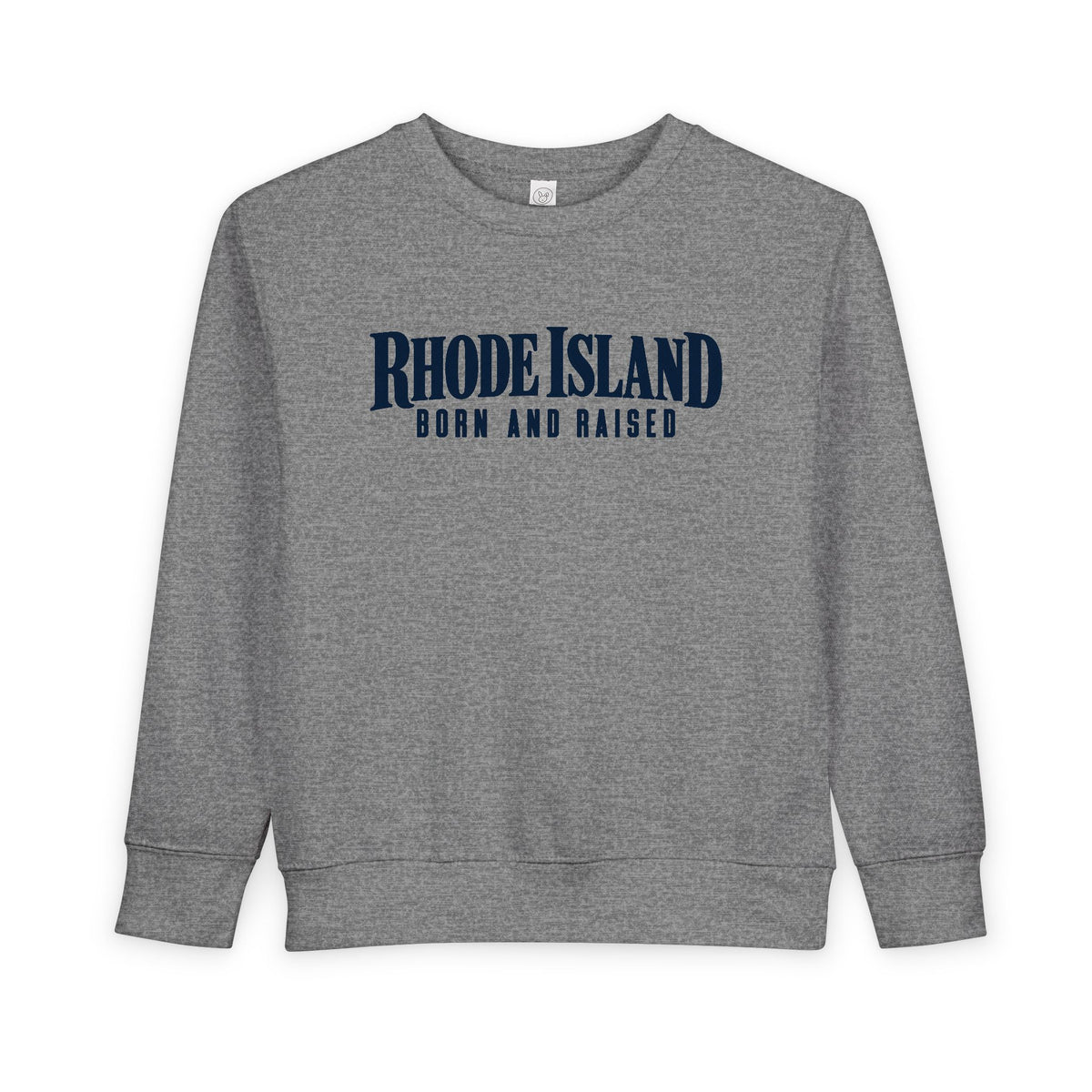 Rhode Island Born and Raised Premium Heritage Unisex Toddler Sweatshirt