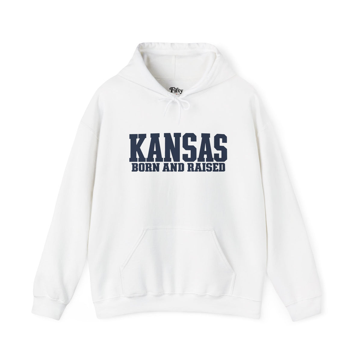 Kansas Born and Raised Premium Streetwear Unisex Hoodie Graphic