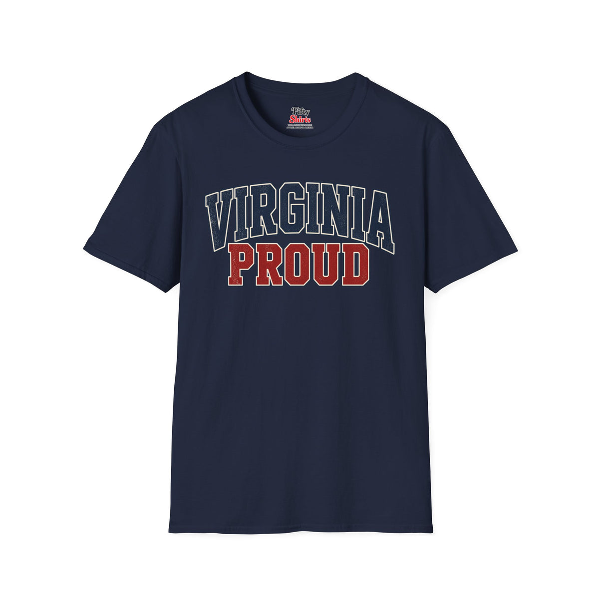 Virginia Proud Unisex Softstyle T Shirt State Name Graphic Tee