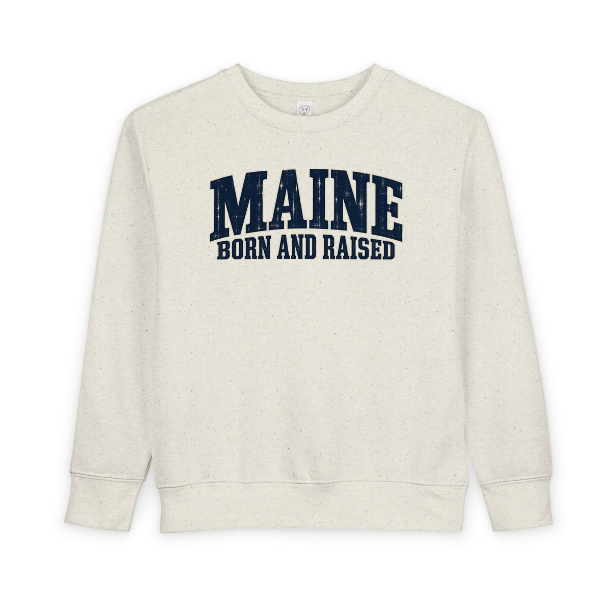 Maine Born and Raised Coastal Heritage Unisex Toddler Sweatshirt