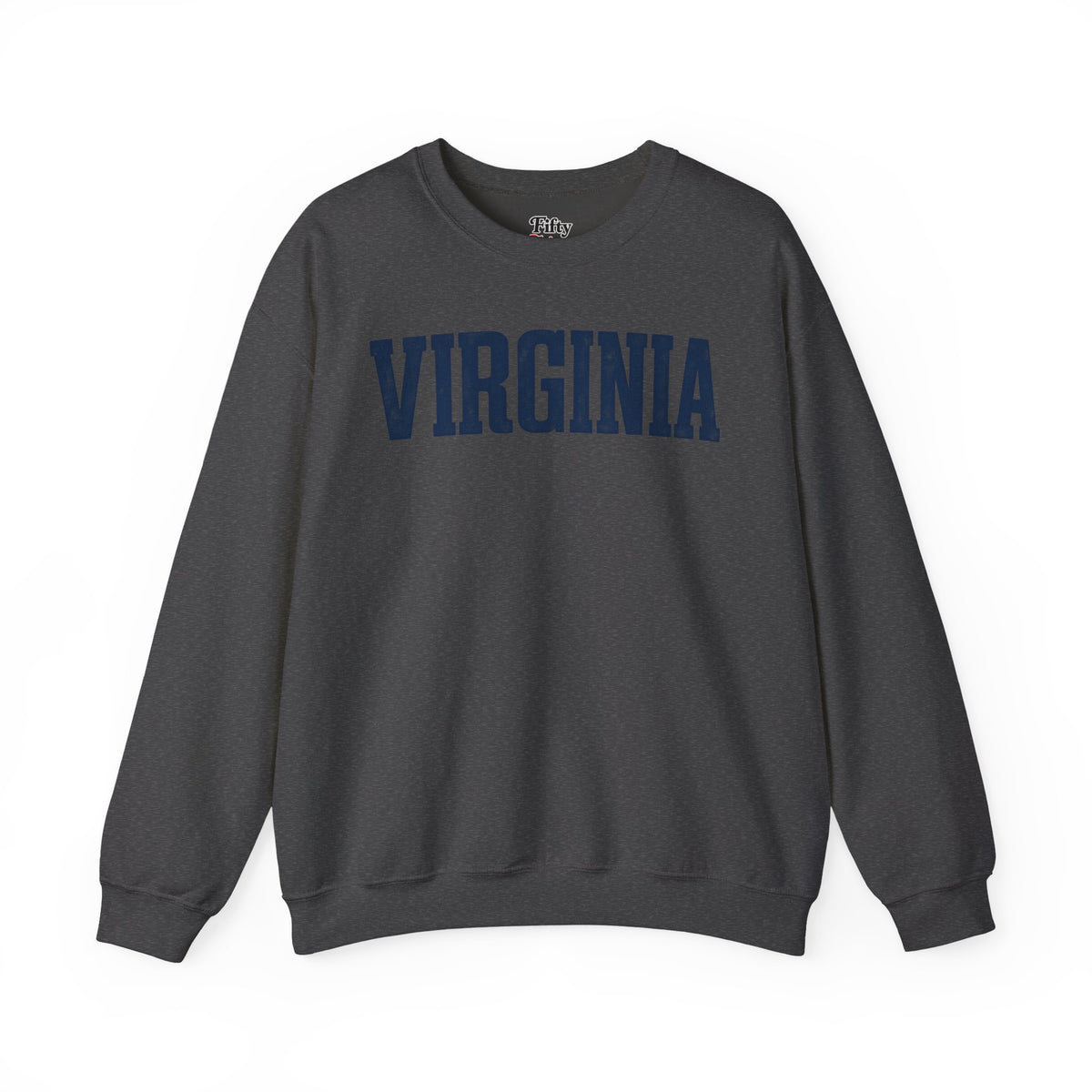 Virginia Unisex Crewneck Sweatshirt State Name Graphic