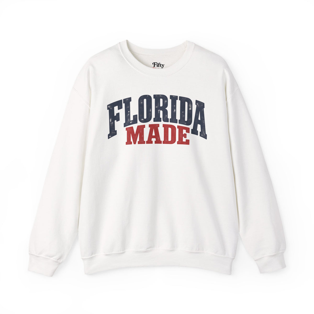 Florida Made Unisex Crewneck Sweatshirt State Name Graphic