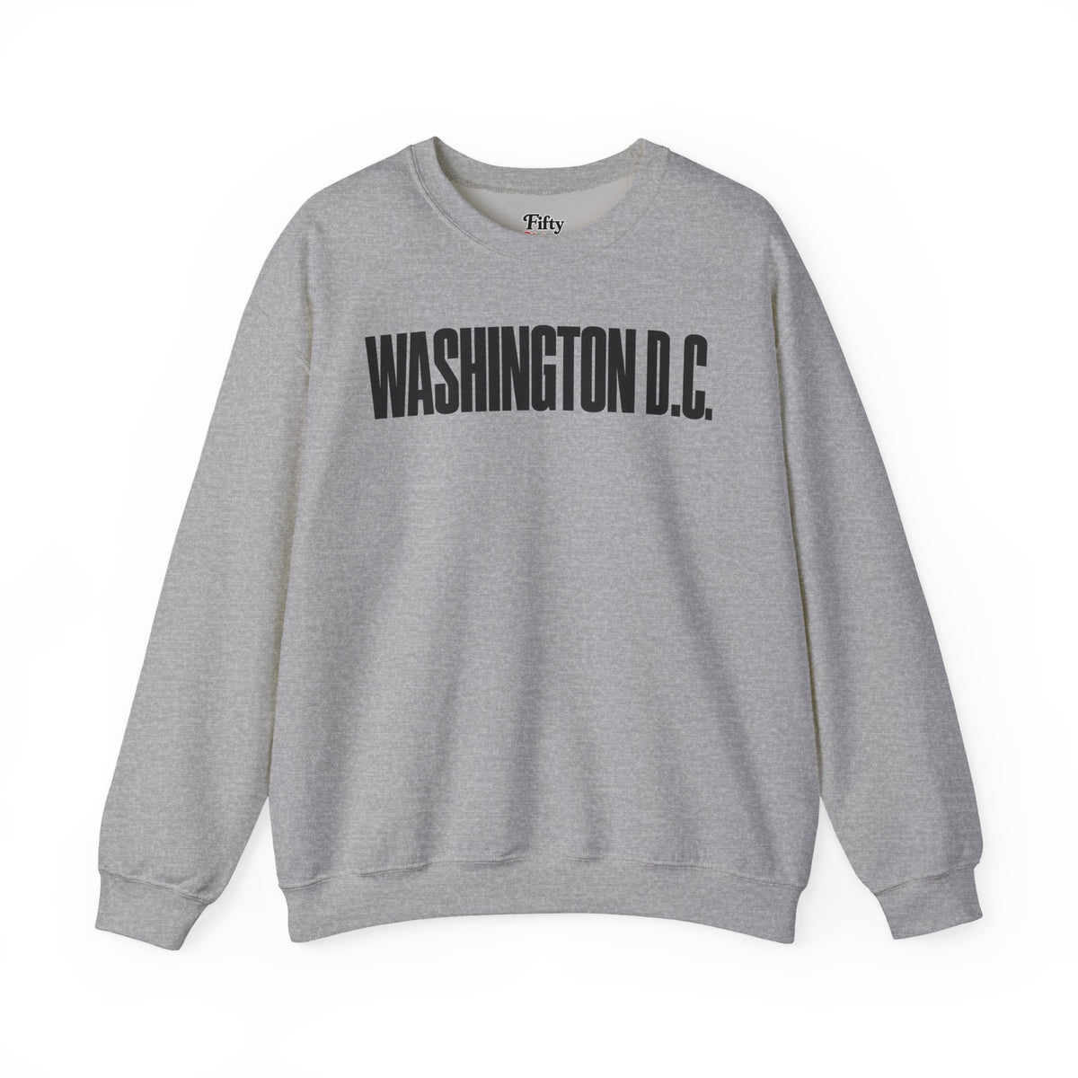 Washington DC Unisex Crewneck Sweatshirt State Name Graphic