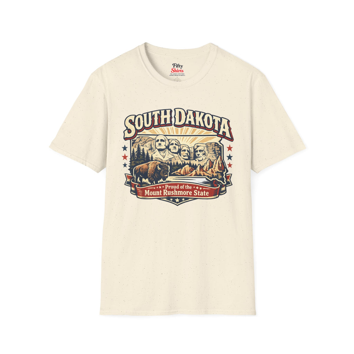 South Dakota State Pride Unisex Softstyle T Shirt State Pride Graphic Tee Collections FS03