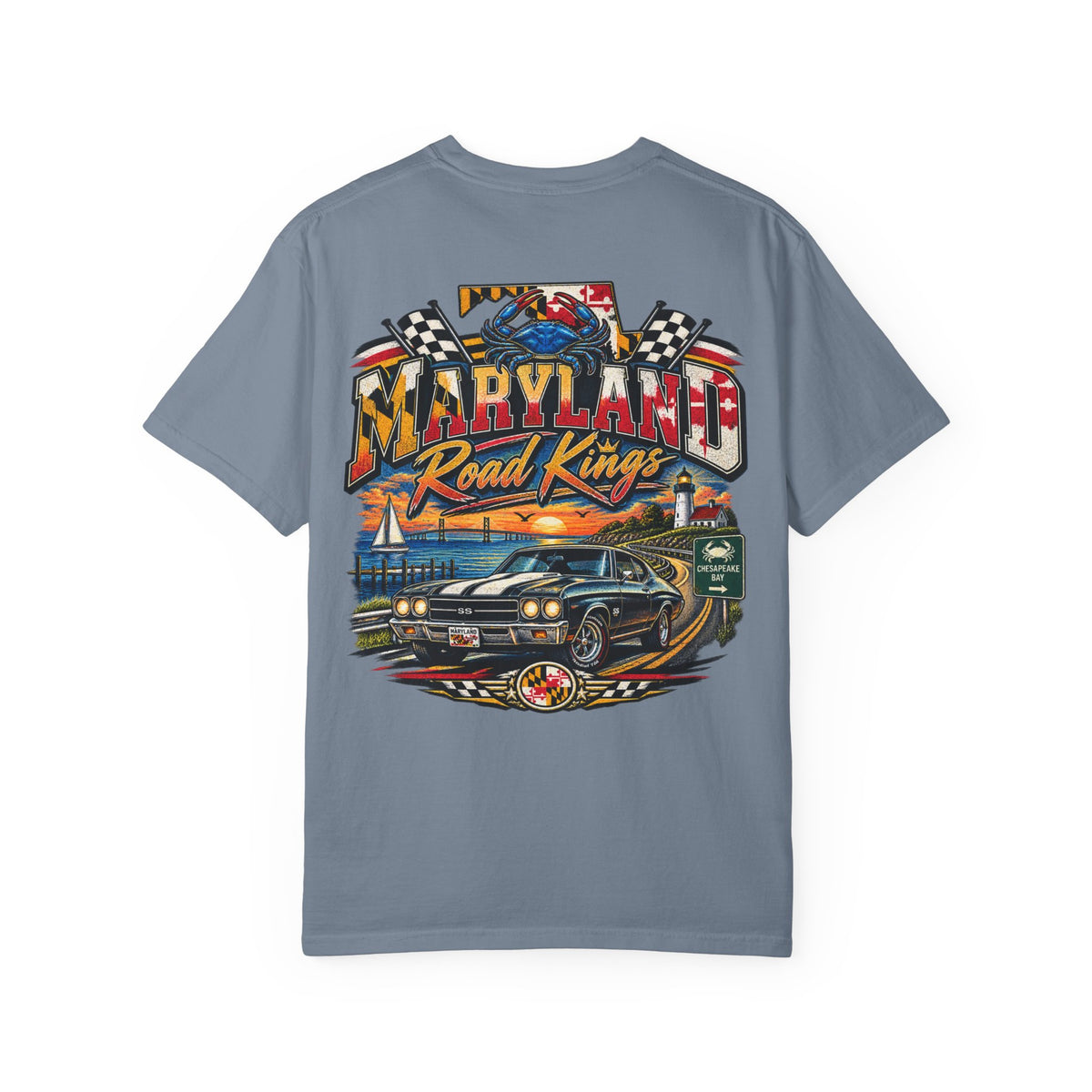 Maryland Road Kings Unisex Comfort Color 1717 Streetwear Graphic Tee