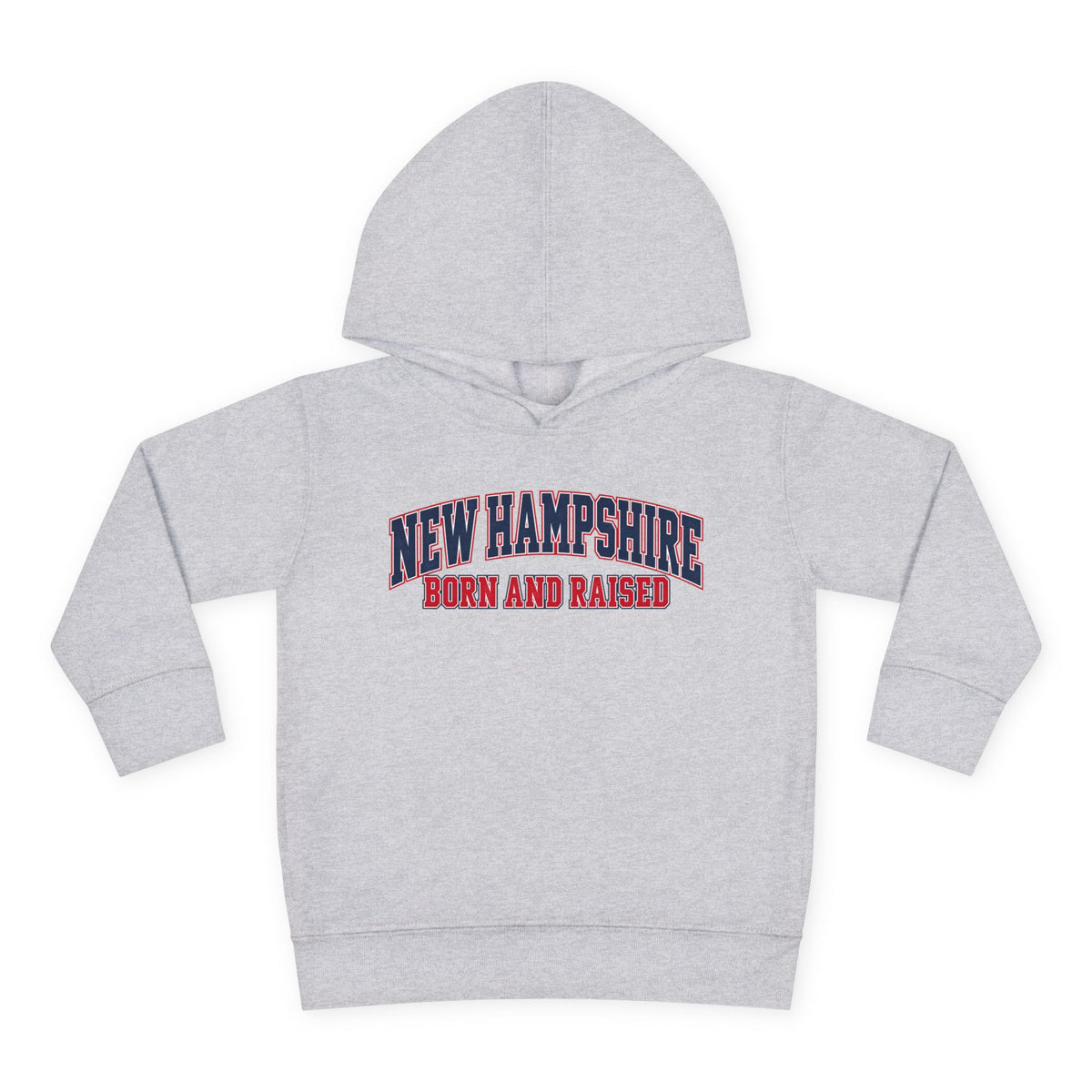 New Hampshire Born and Raised Premium Collegiate Unisex Pullover Fleece Hoodie