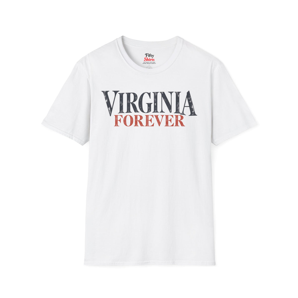 Virginia Forever Unisex Softstyle T Shirt State Name Graphic Tee