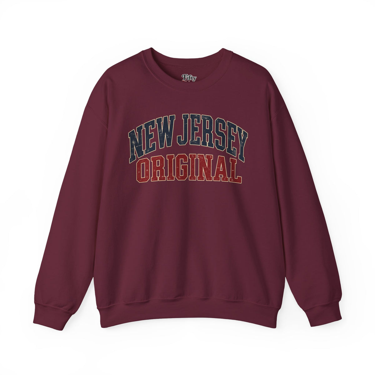 New Jersey Original Unisex Crewneck Sweatshirt State Name Graphic