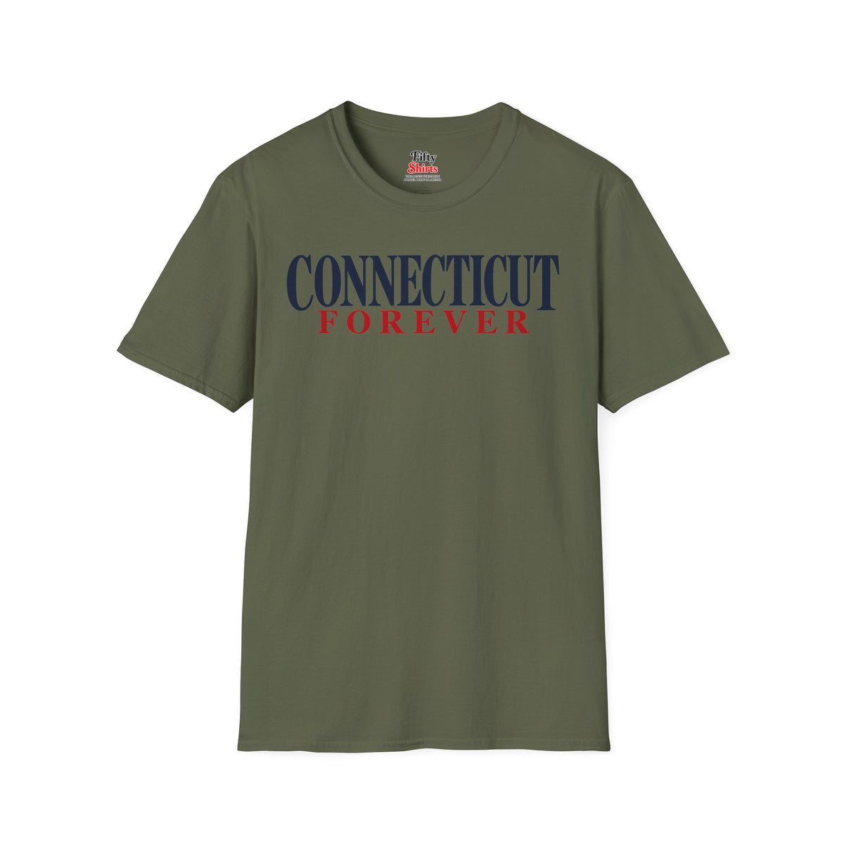 Connecticut Forever Unisex Softstyle T Shirt State Name Graphic Tee
