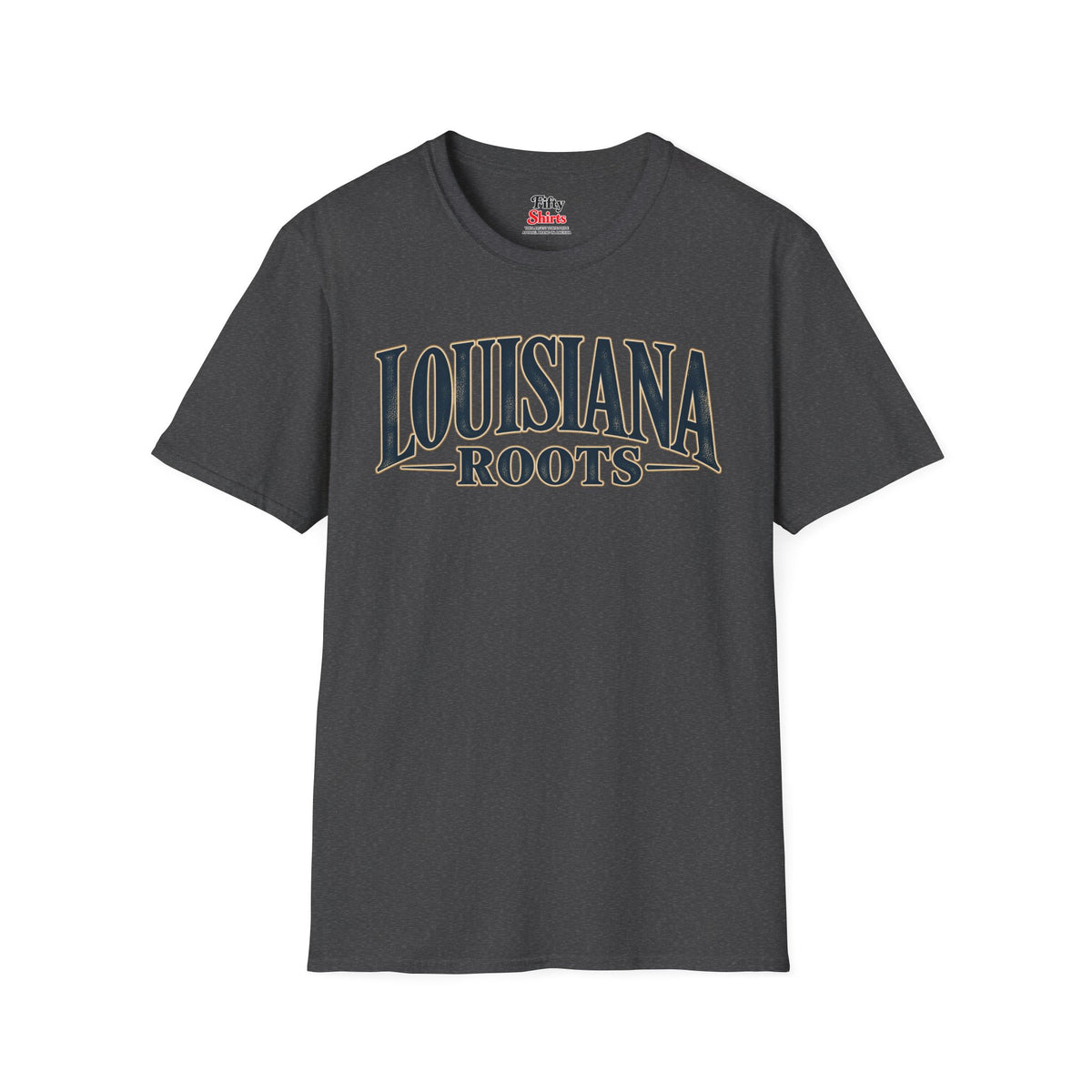 Louisiana Roots Unisex Softstyle T Shirt State Name Graphic Tee