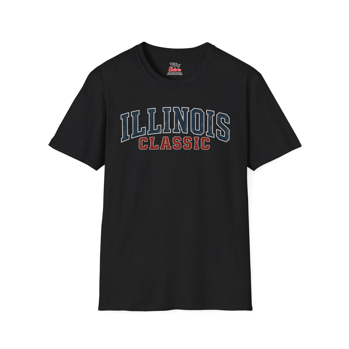 Illinois Classic Unisex Softstyle T Shirt State Name Graphic Tee