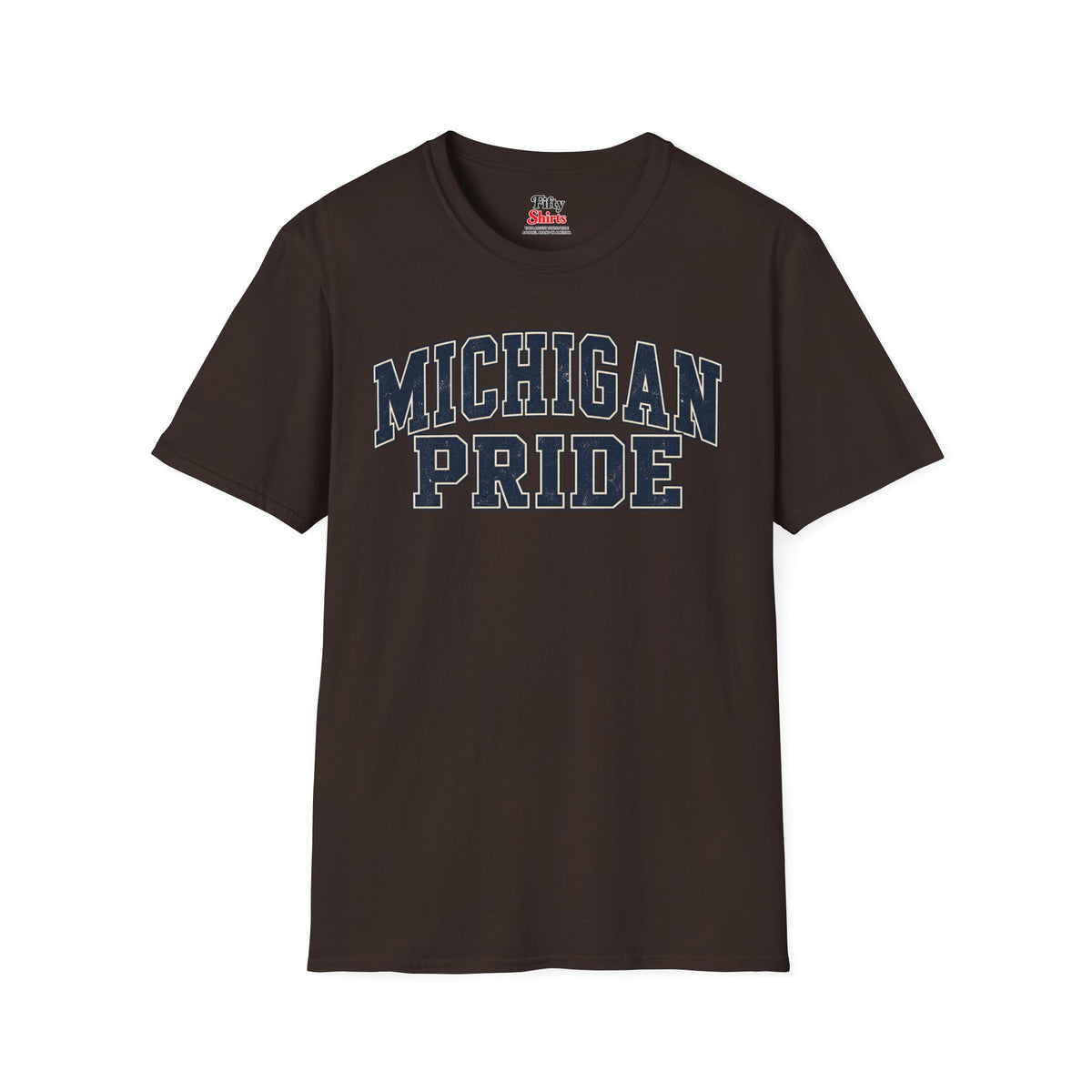 Michigan Pride Unisex Softstyle T Shirt State Name Graphic Tee