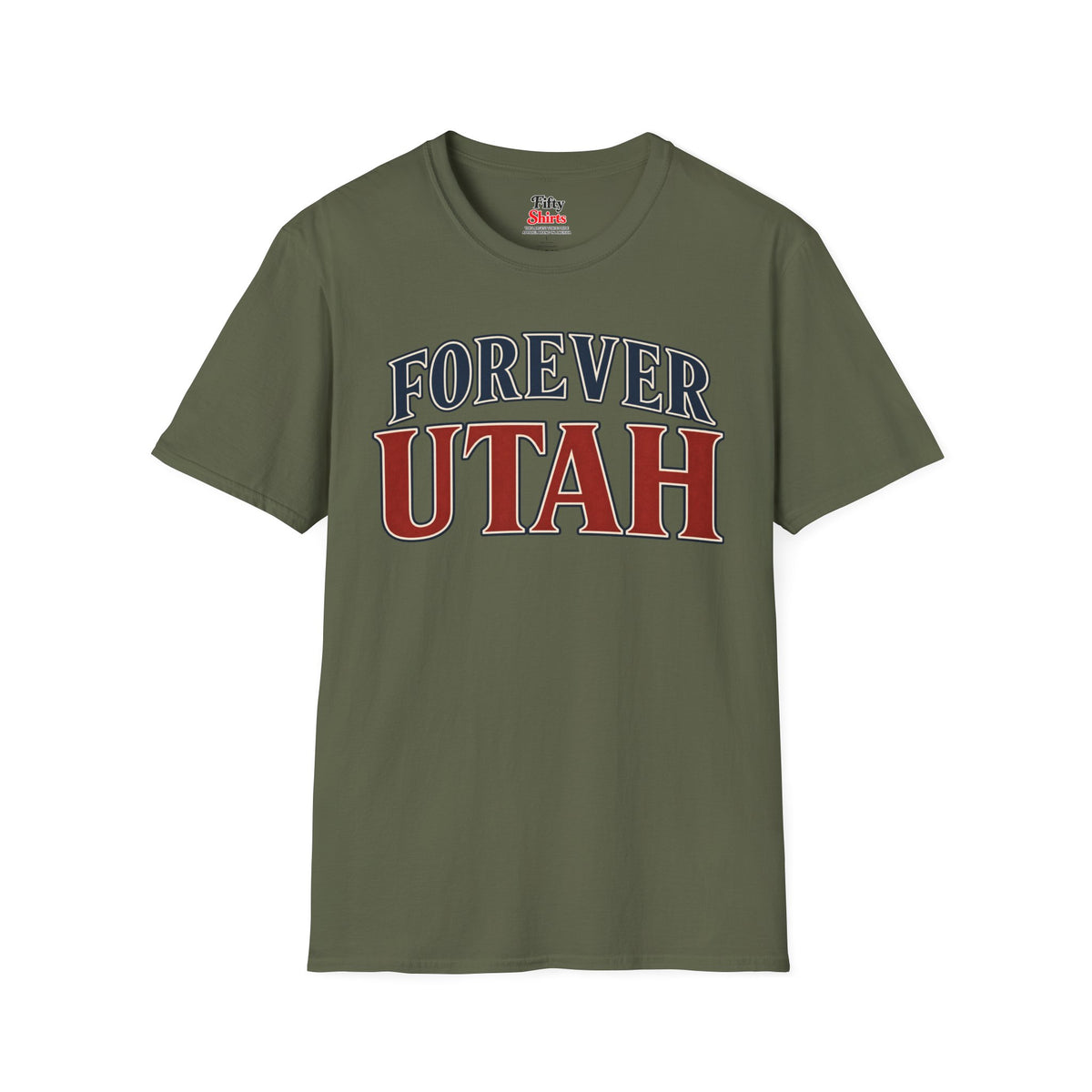 Forever Utah Unisex Softstyle T Shirt State Name Graphic Tee