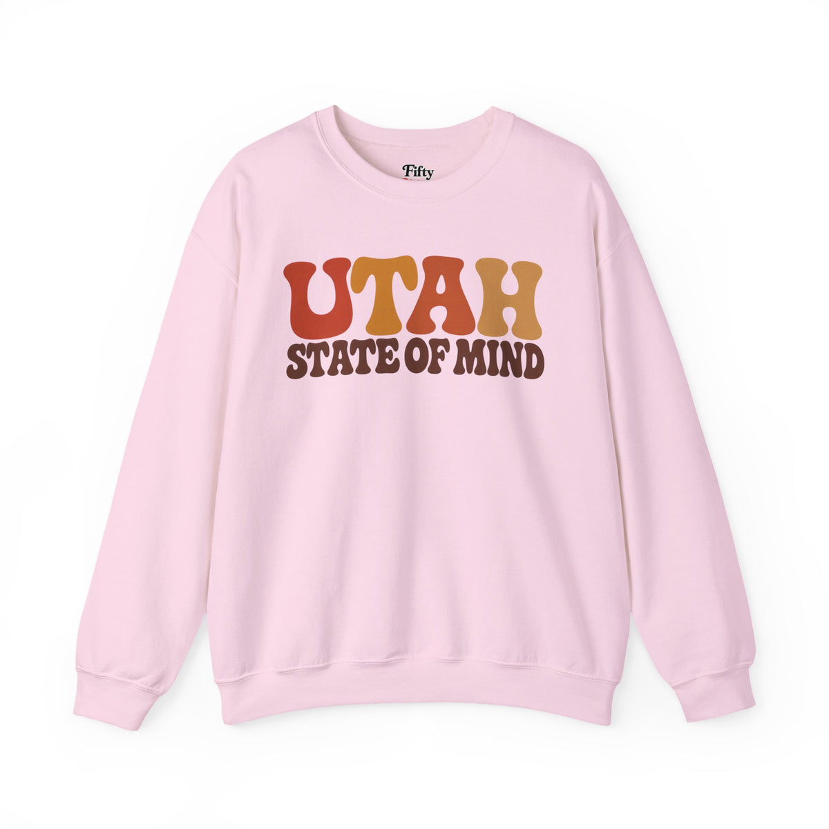 Utah State Of Mind Unisex Crewneck Sweatshirt State Name Graphic