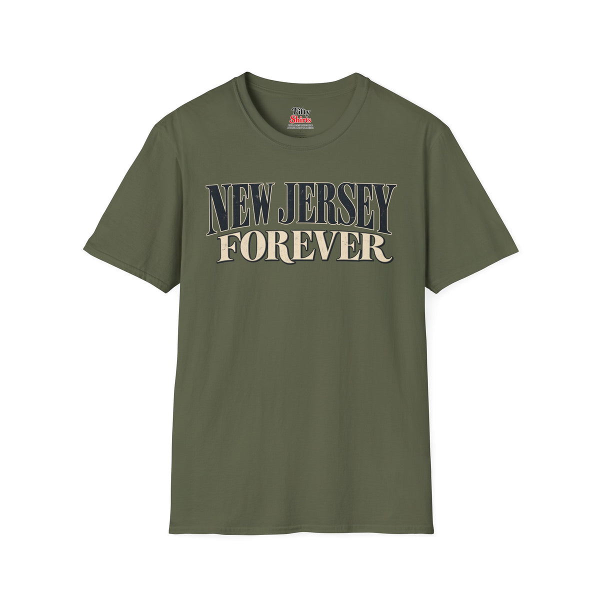 New Jersey Forever Unisex Softstyle T Shirt State Name Graphic Tee