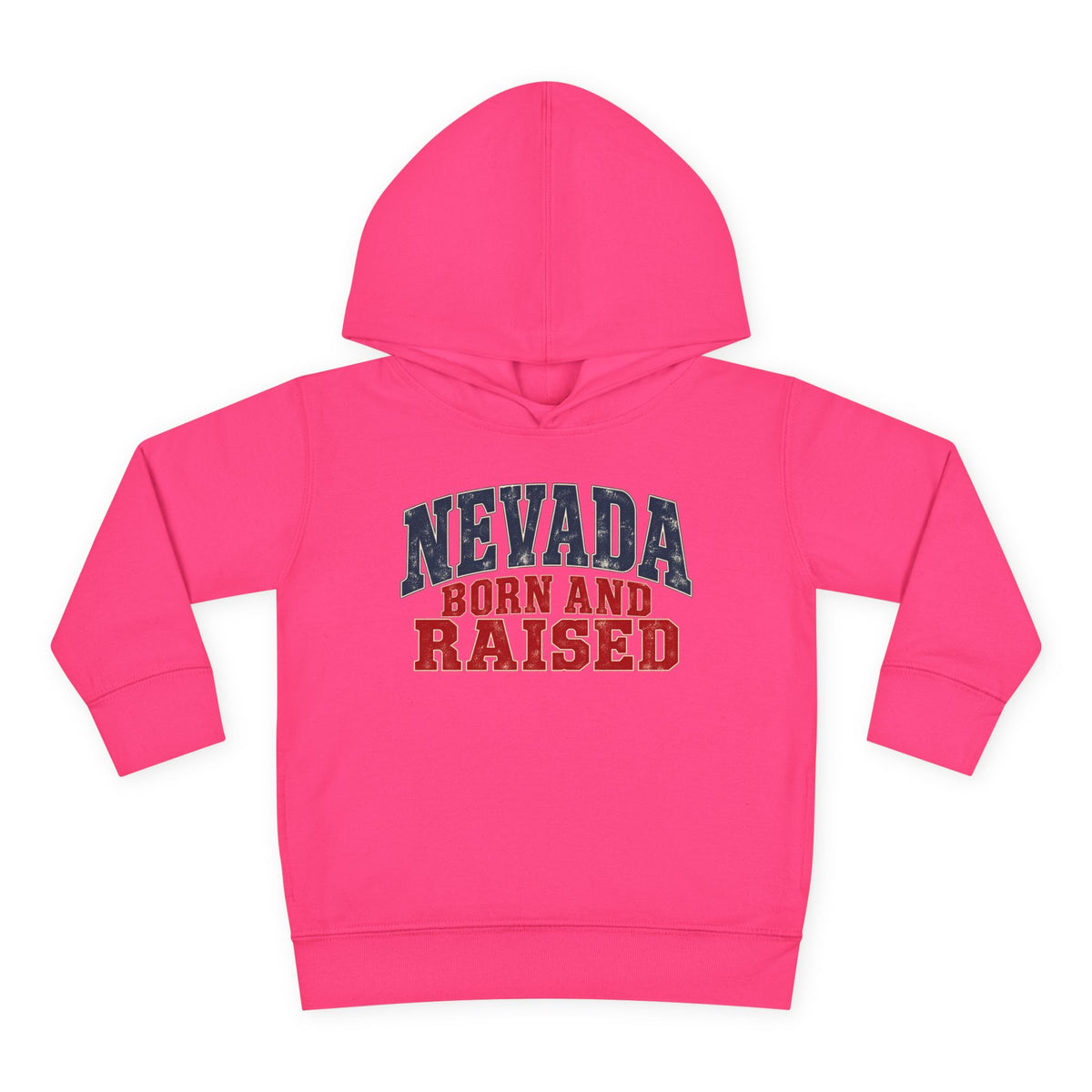 Nevada Born and Raised Desert Heritage Unisex Toddler Pullover Fleece Hoodie