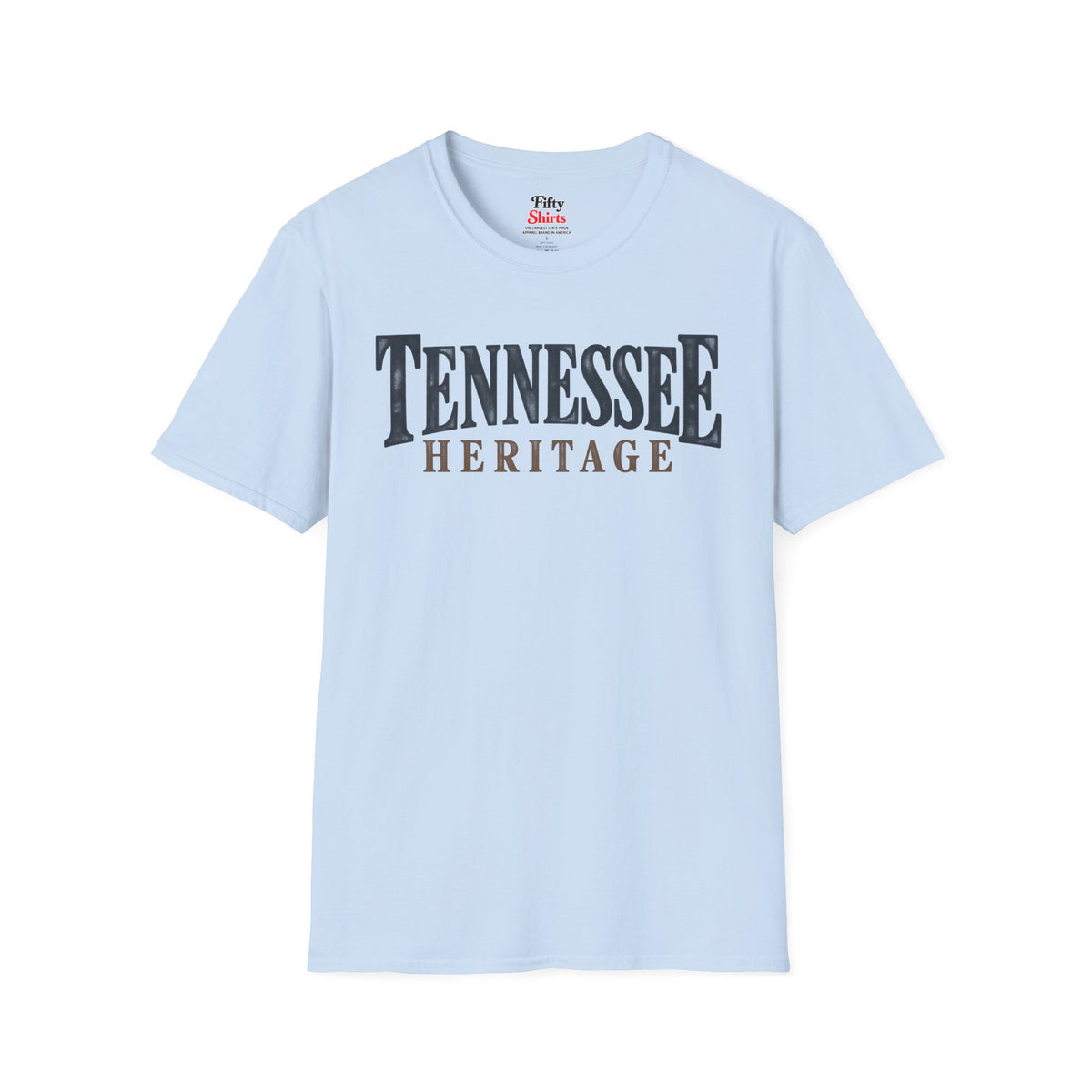 Tennessee Heritage Unisex Softstyle T Shirt State Name Graphic Tee