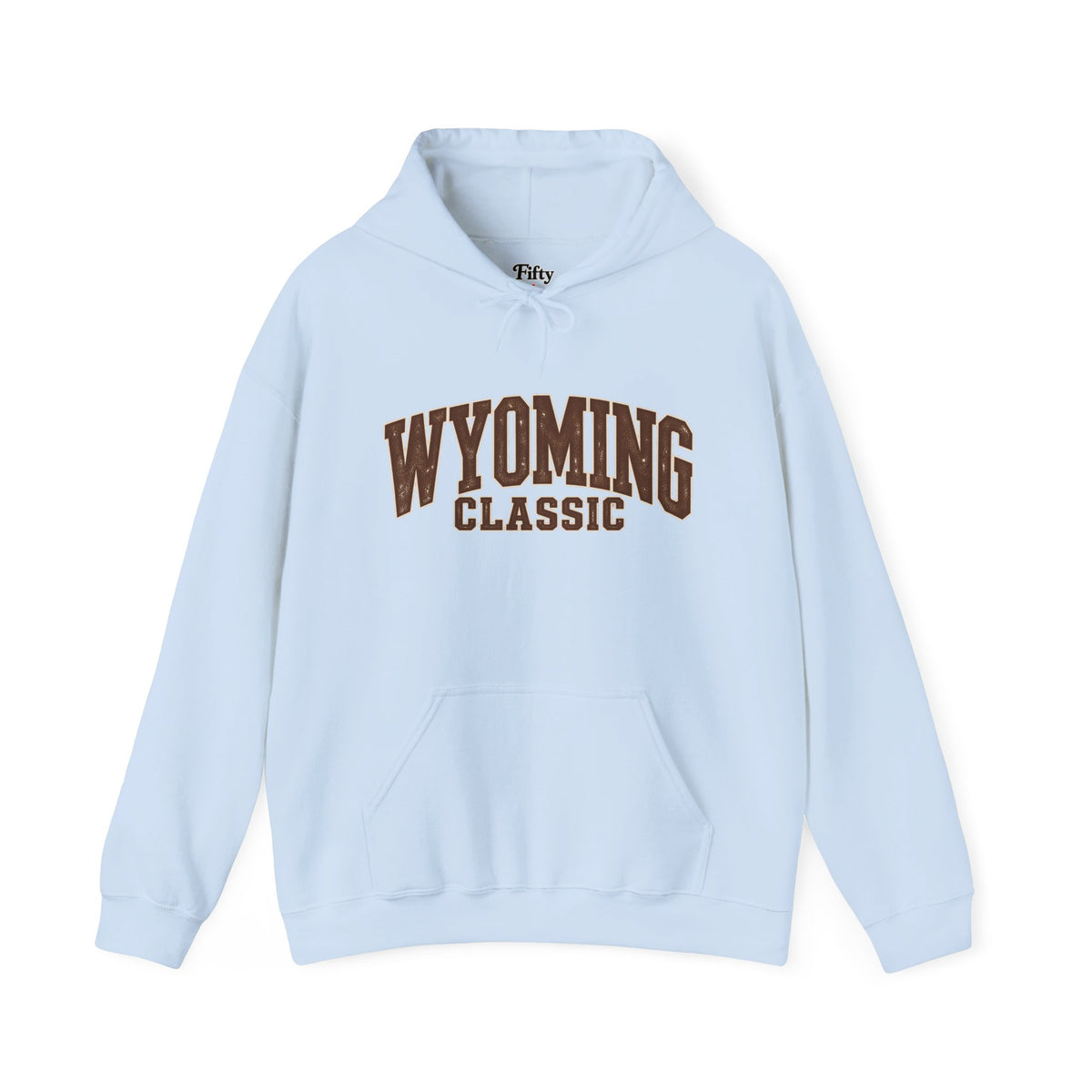 Wyoming Classic Unisex Hoodie State Name Graphic