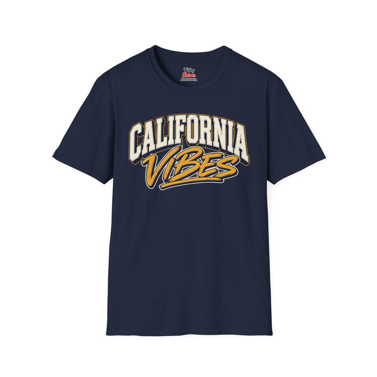 California Vibes Unisex Softstyle T Shirt State Name Graphic Tee