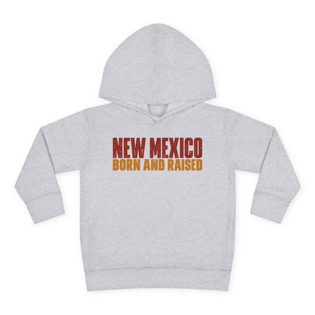 New Mexico Born and Raised Minimal Vintage Unisex Toddler Pullover Fleece Hoodie