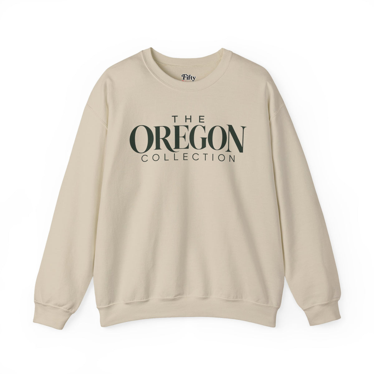 The Oregon Collection Unisex Crewneck Sweatshirt State Name Graphic