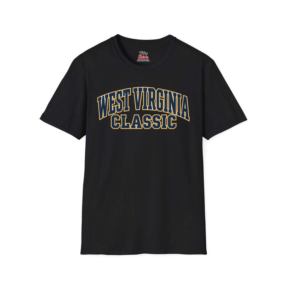 West Virginia Classic Unisex Softstyle T Shirt State Name Graphic Tee