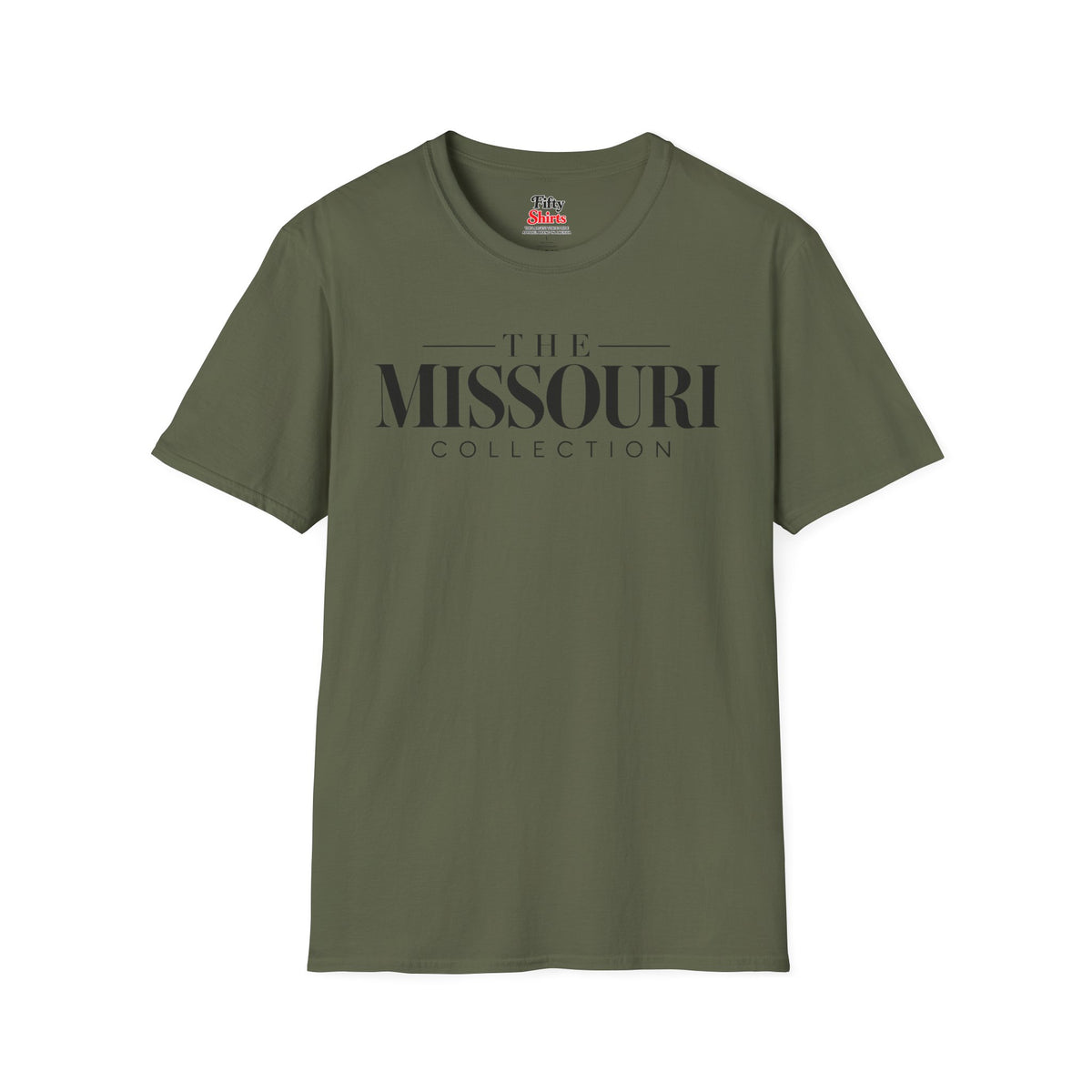 The Missouri Collection Unisex Softstyle T Shirt State Name Graphic Tee