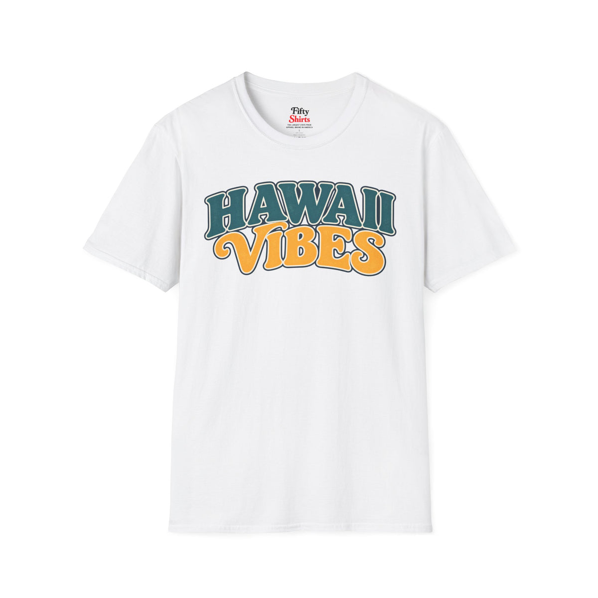 Hawaii Vibes Unisex Softstyle T Shirt State Name Graphic Tee