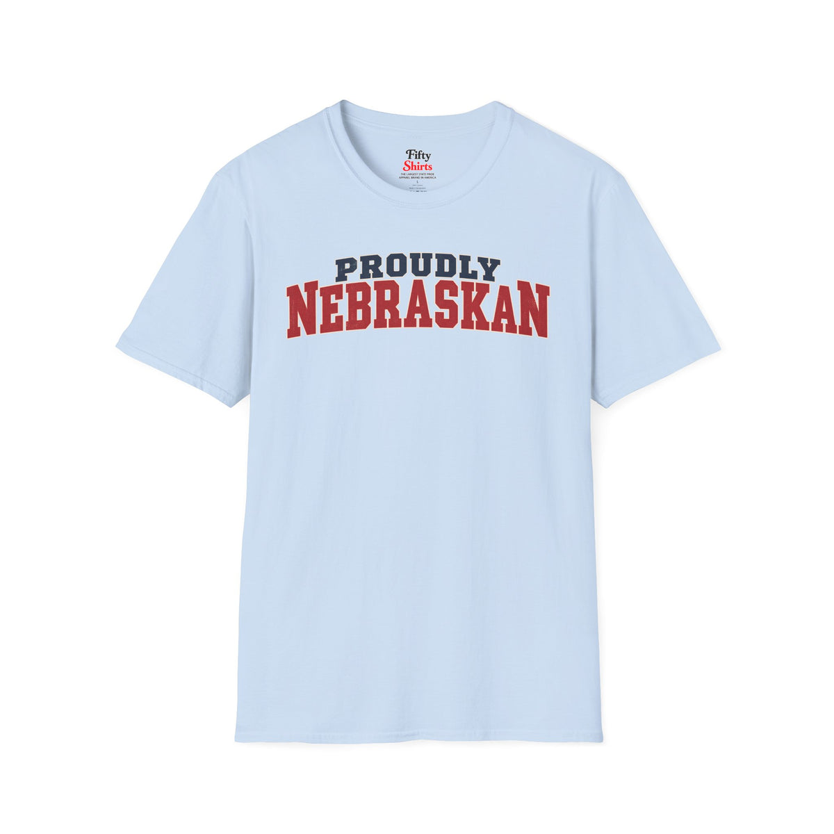 Proudly Nebraskan Nebraska Unisex Softstyle T Shirt State Name Graphic Tee