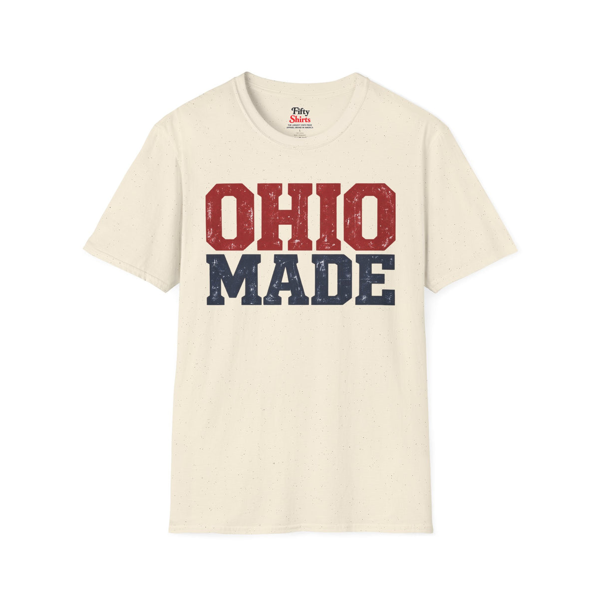 Ohio Made Unisex Softstyle T Shirt State Name Graphic Tee