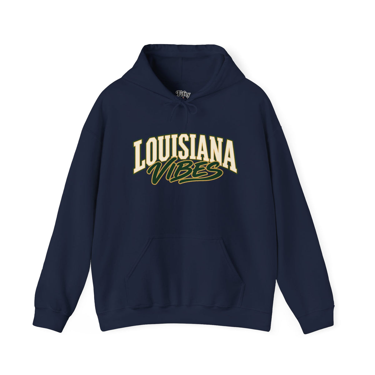 Louisiana Vibes Unisex Hoodie State Name Graphic