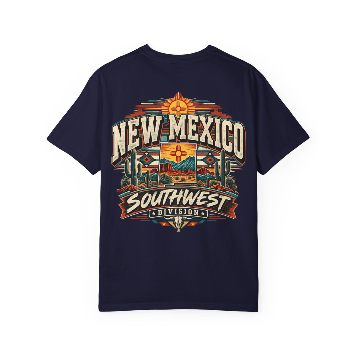 New Mexico Rodeo Club Unisex Comfort Color 1717 Streetwear Graphic Tee