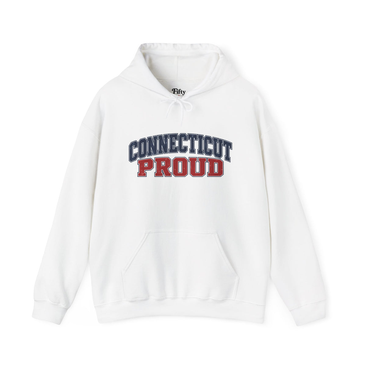 Connecticut Proud Unisex Hoodie State Name Graphic