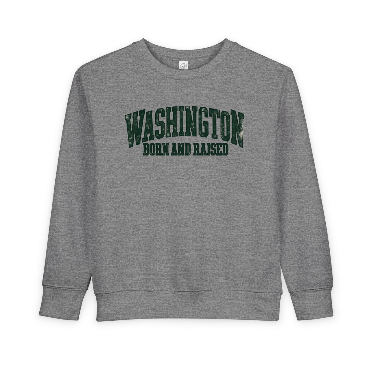 Washington Born and Raised Vintage Workwear Unisex Toddler Sweatshirt