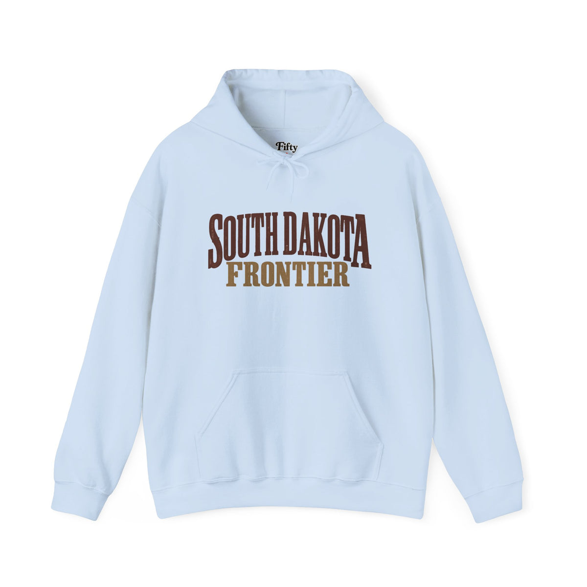 South Dakota Frontier Unisex Hoodie State Name Graphic