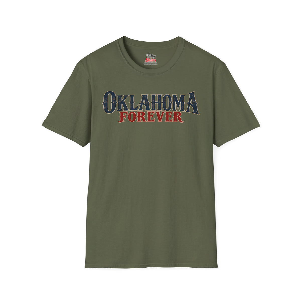 Oklahoma Forever Unisex Softstyle T Shirt State Name Graphic Tee