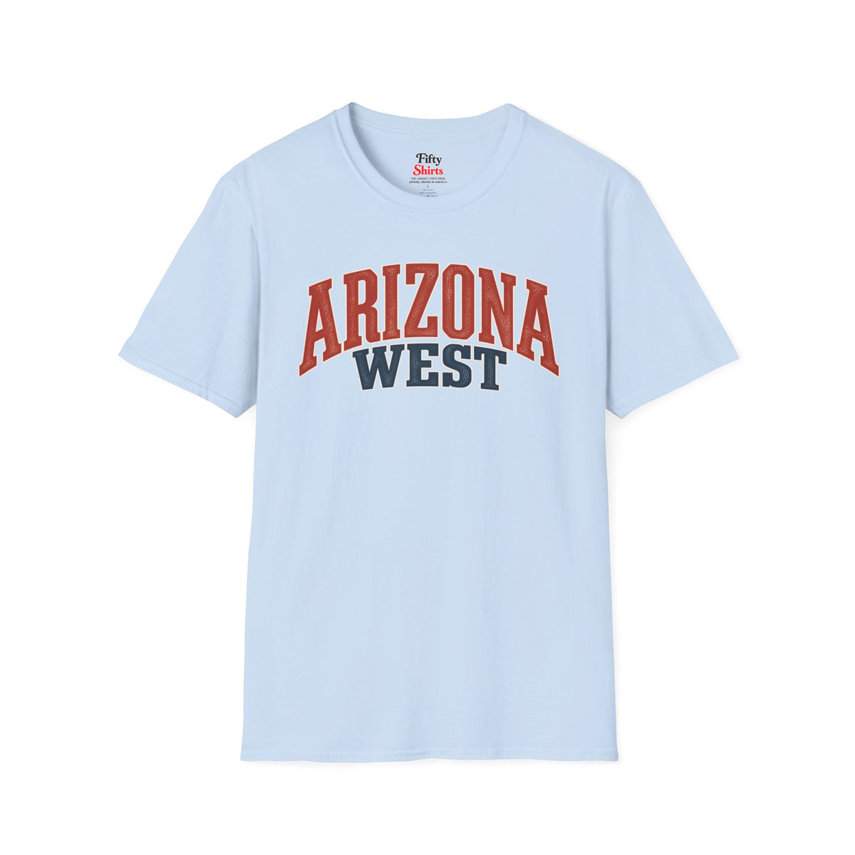 Arizona West Unisex Softstyle T Shirt State Name Graphic Tee