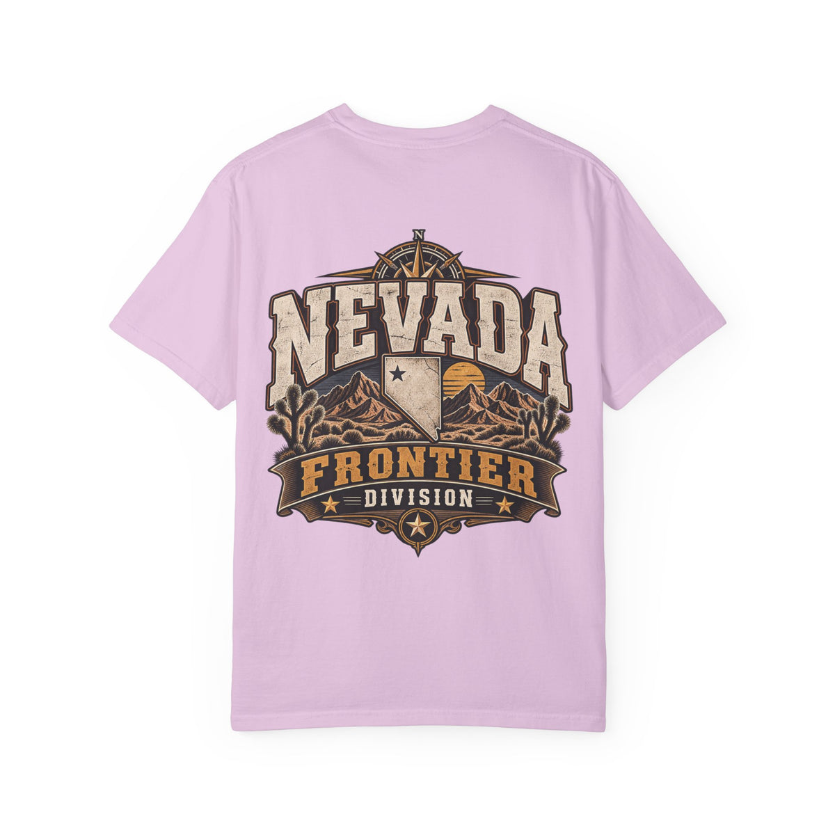 Nevada Frontier Division Unisex Comfort Color 1717 Streetwear Graphic Tee