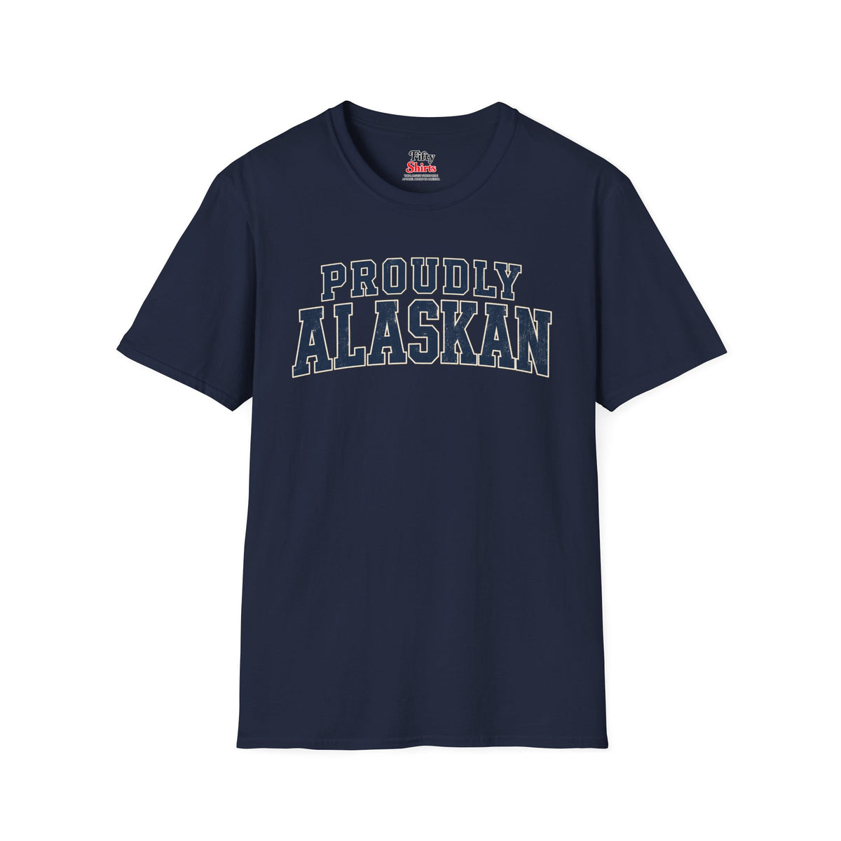 Proudly Alaskan Alaska Unisex Softstyle T Shirt State Name Graphic Tee