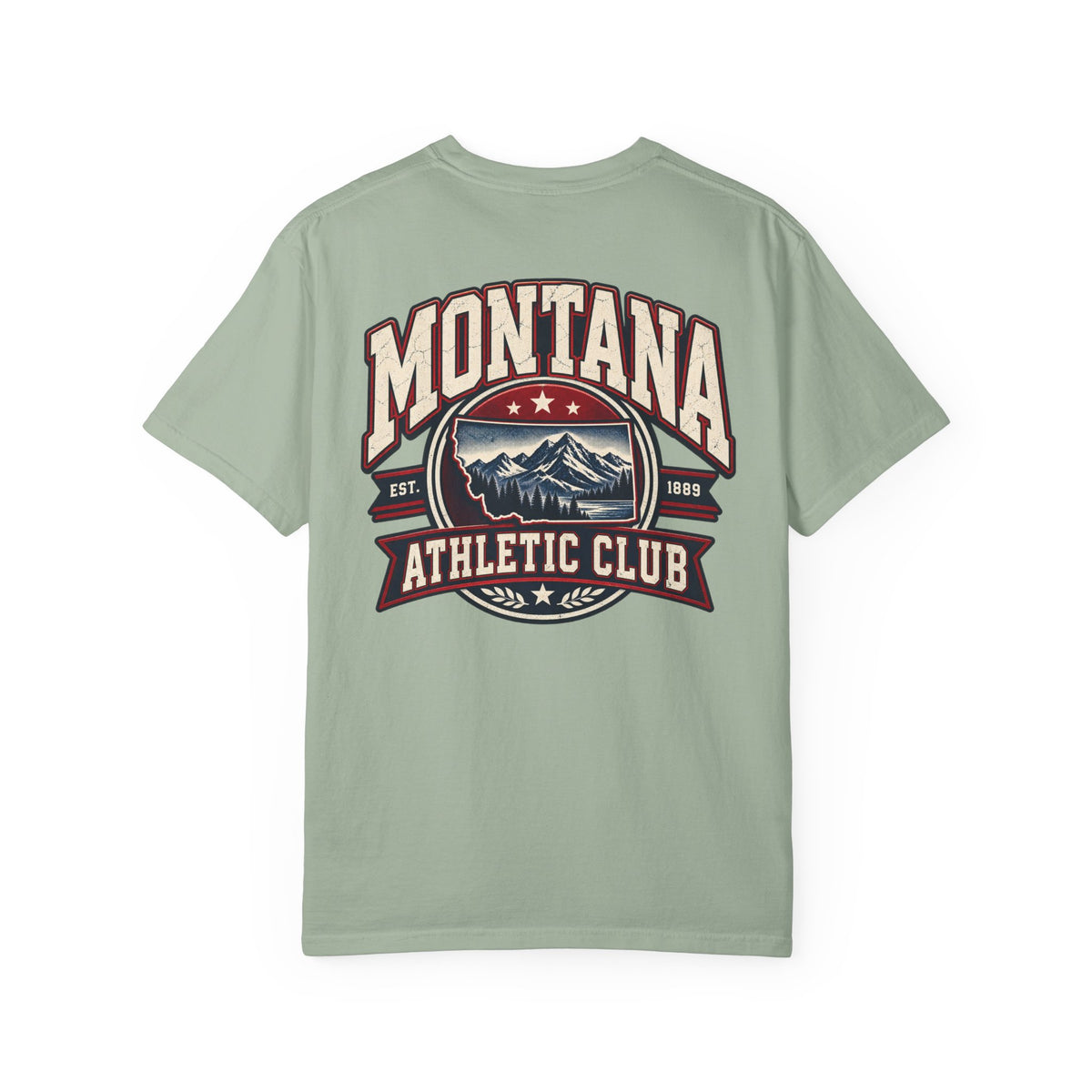 Montana Athletic Club Unisex Comfort Color 1717 Streetwear Graphic Tee