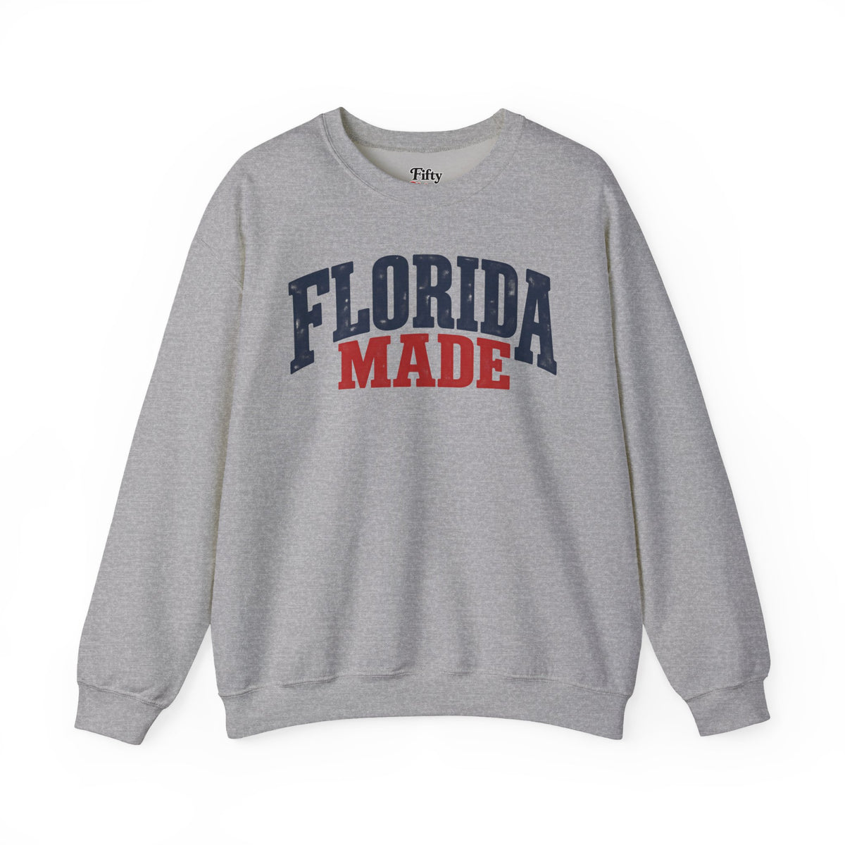 Florida Made Unisex Crewneck Sweatshirt State Name Graphic