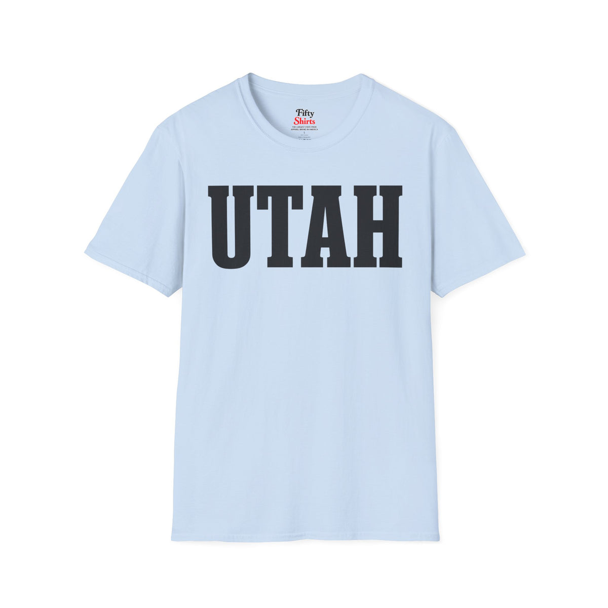 Utah Unisex Softstyle T Shirt State Name Graphic Tee