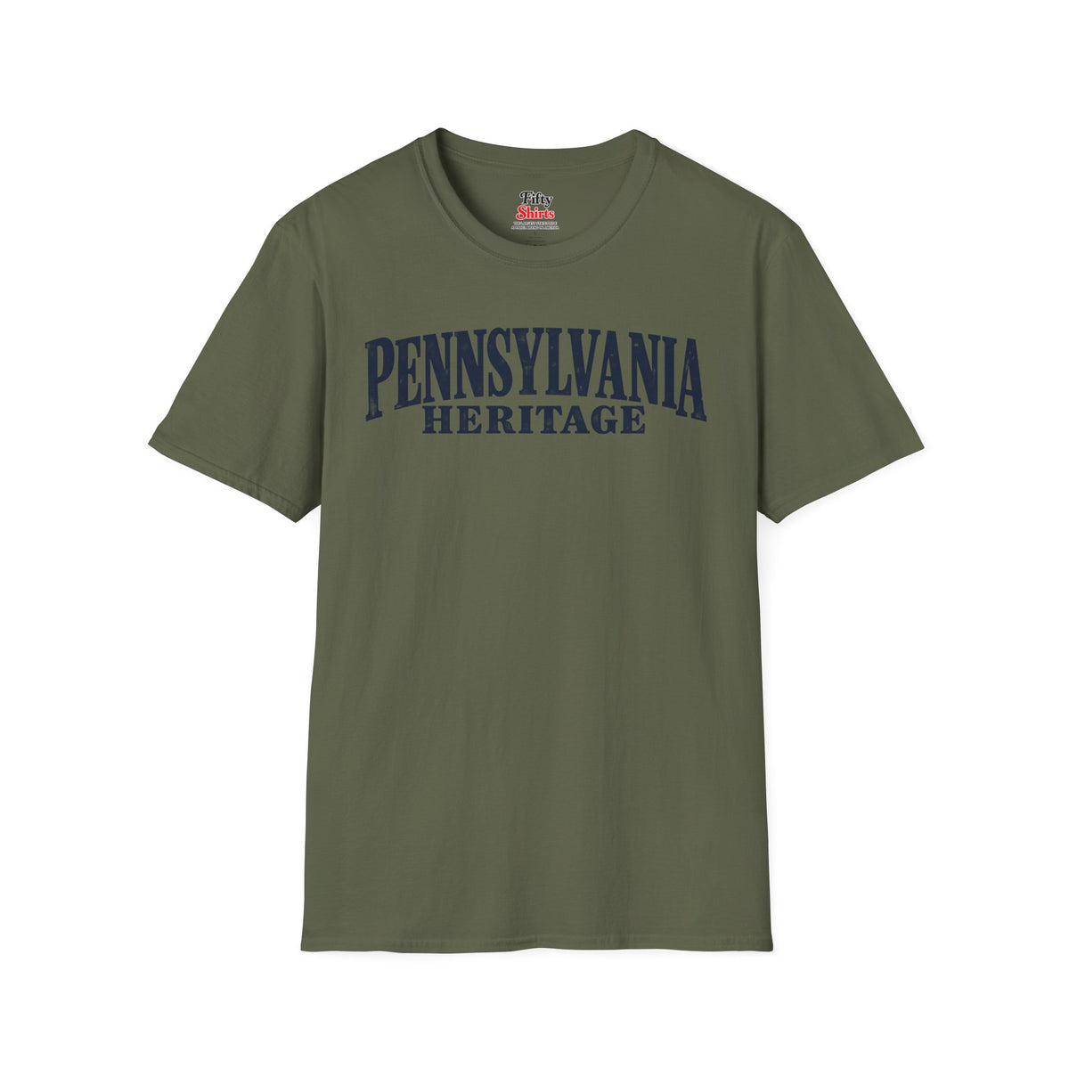 Pennsylvania Heritage Unisex Softstyle T Shirt State Name Graphic Tee