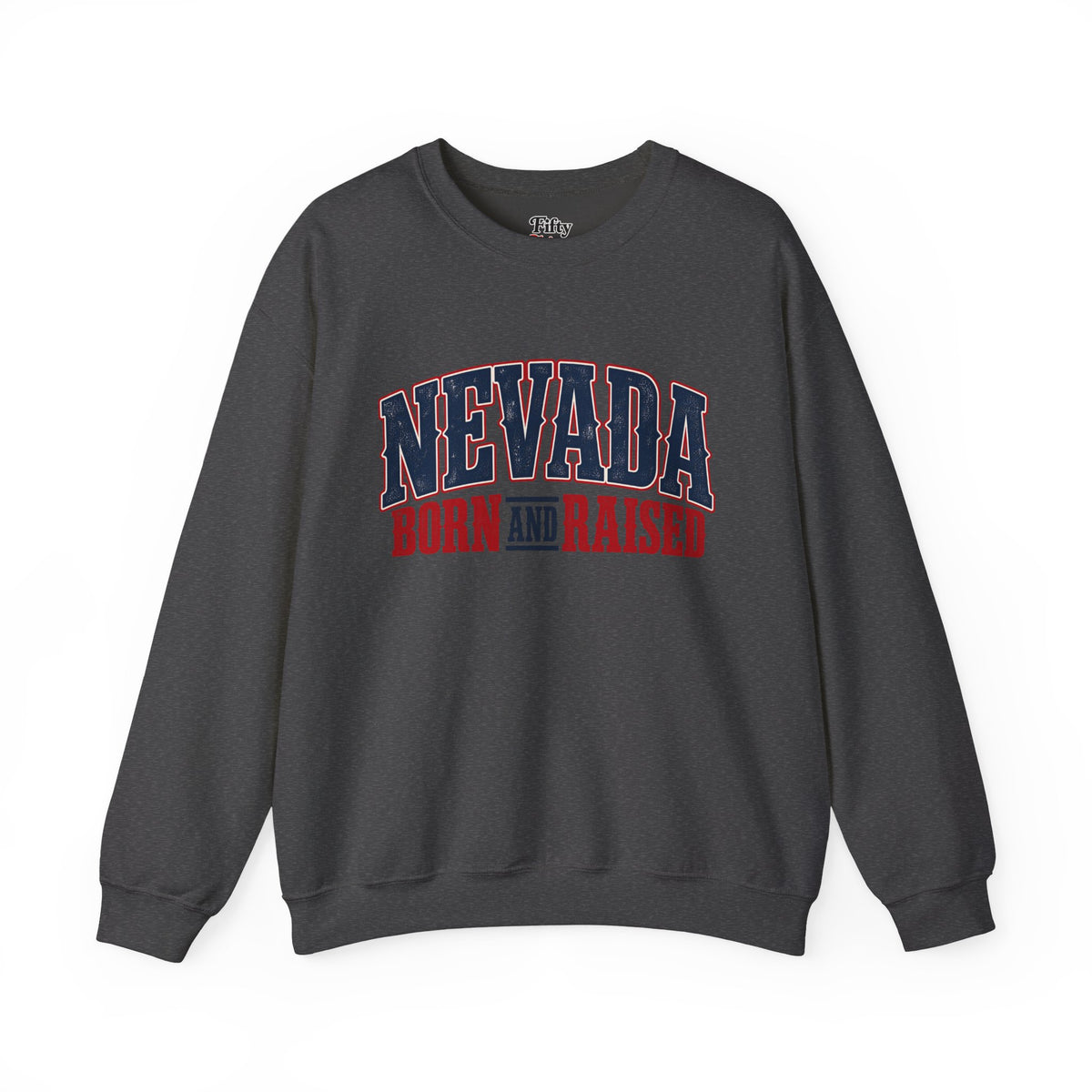Nevada Born and Raised Premium Western Heritage Unisex Sweatshirt Graphic