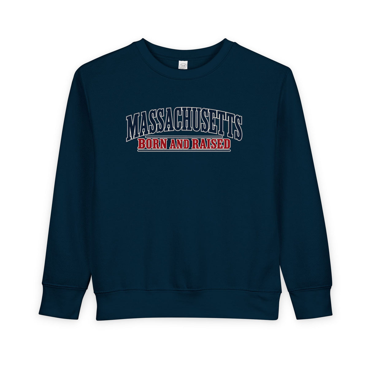 Massachusetts Born and Raised Premium New England Unisex Toddler Sweatshirt