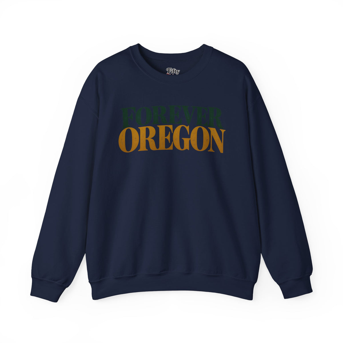 Forever Oregon Unisex Crewneck Sweatshirt State Name Graphic