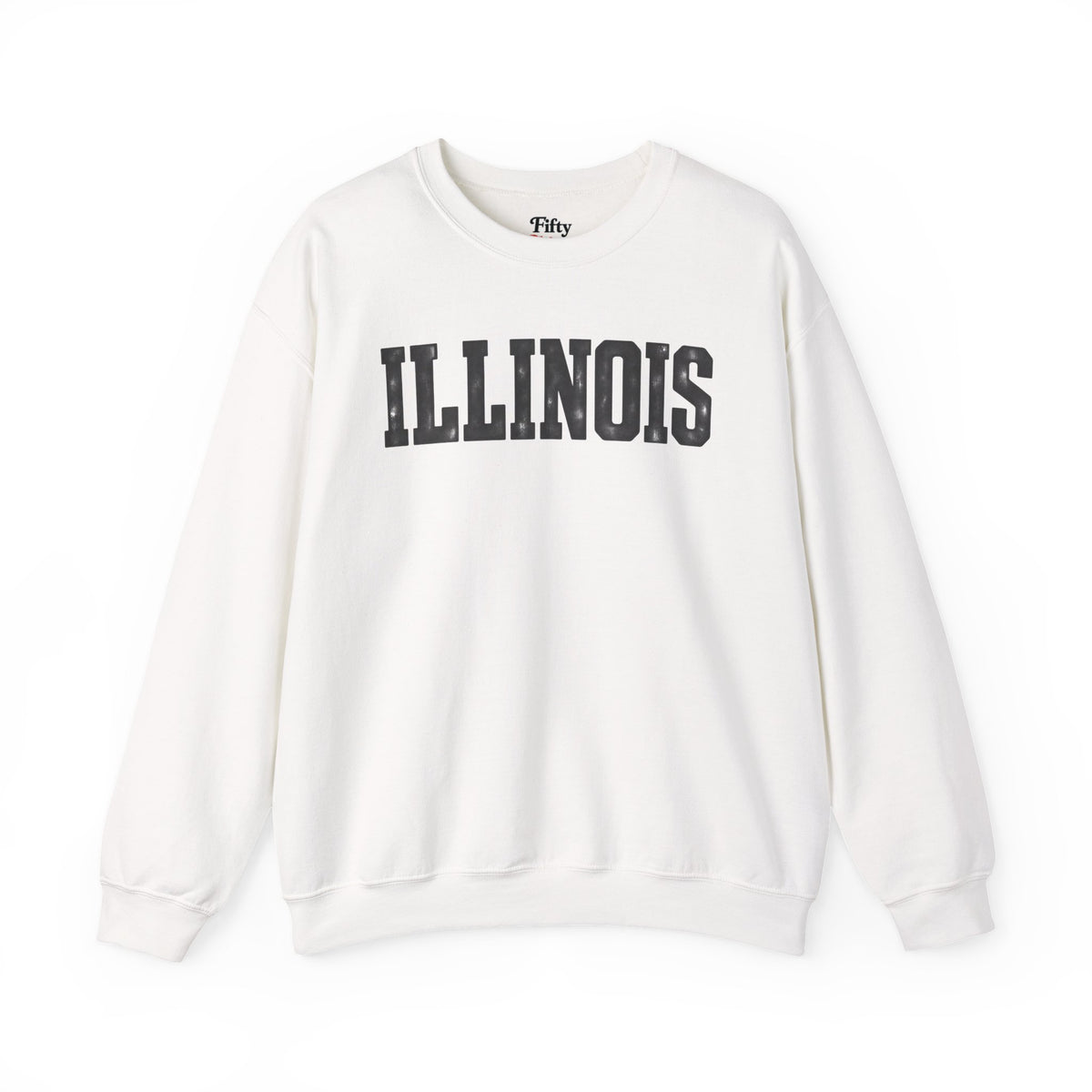 Illinois Unisex Crewneck Sweatshirt State Name Graphic