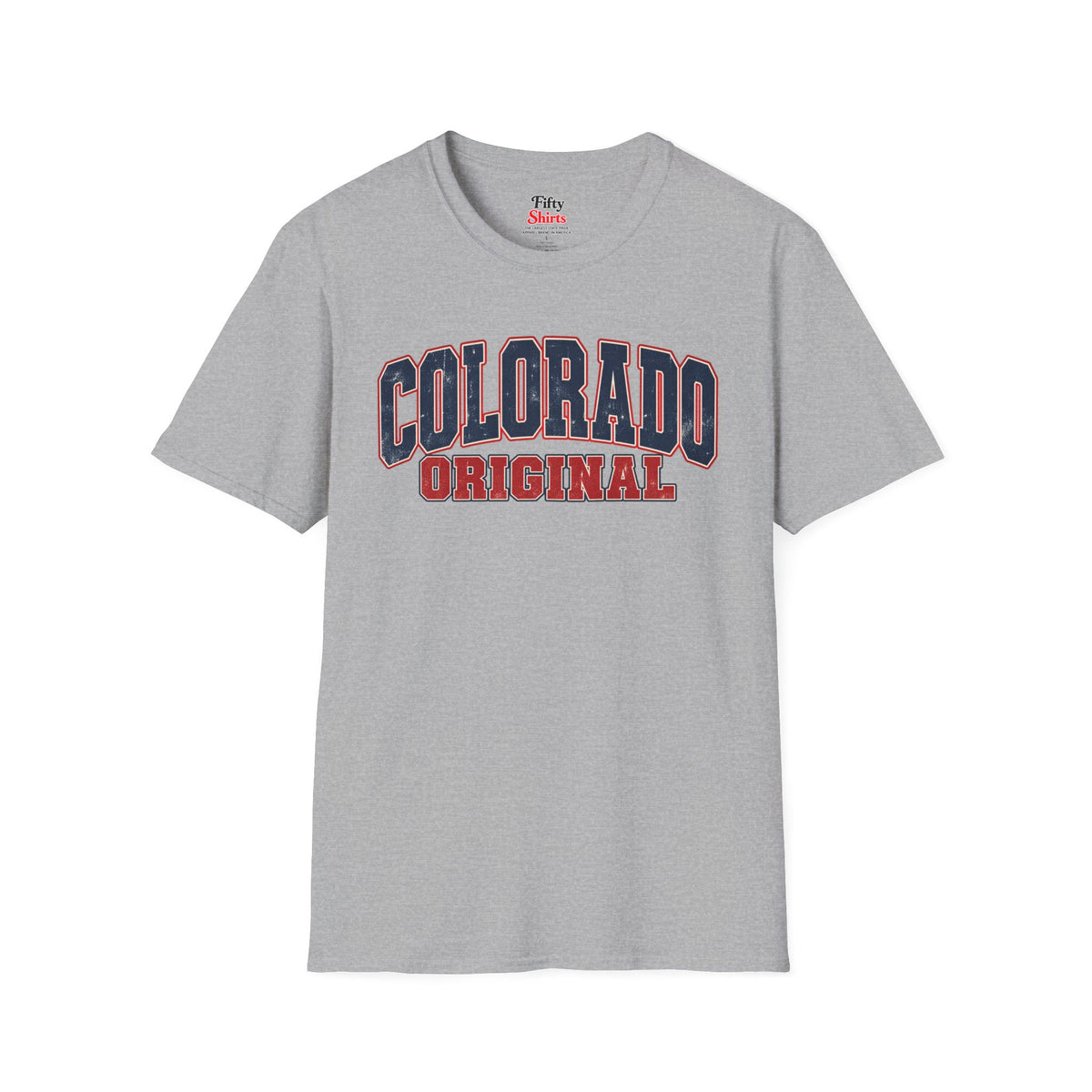 Colorado Original Unisex Softstyle T Shirt State Name Graphic Tee