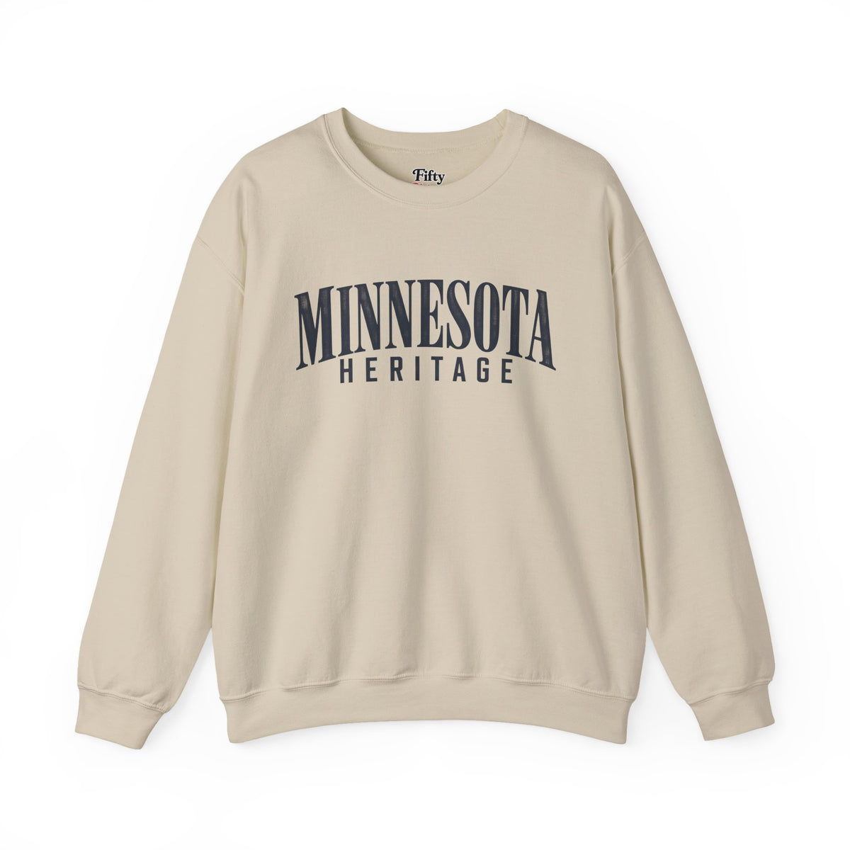Minnesota Heritage Unisex Crewneck Sweatshirt State Name Graphic